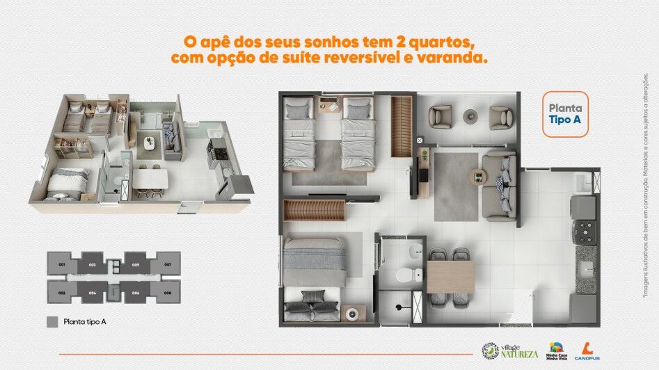 Apartamento, 2 quartos, 43 m² - Foto 23