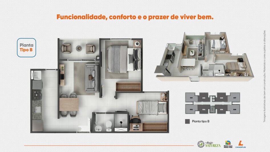 Apartamento, 2 quartos, 43 m² - Foto 28