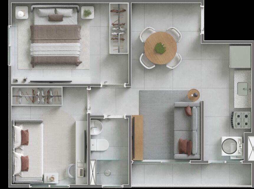 Apartamento, 2 quartos, 43 m² - Foto 12