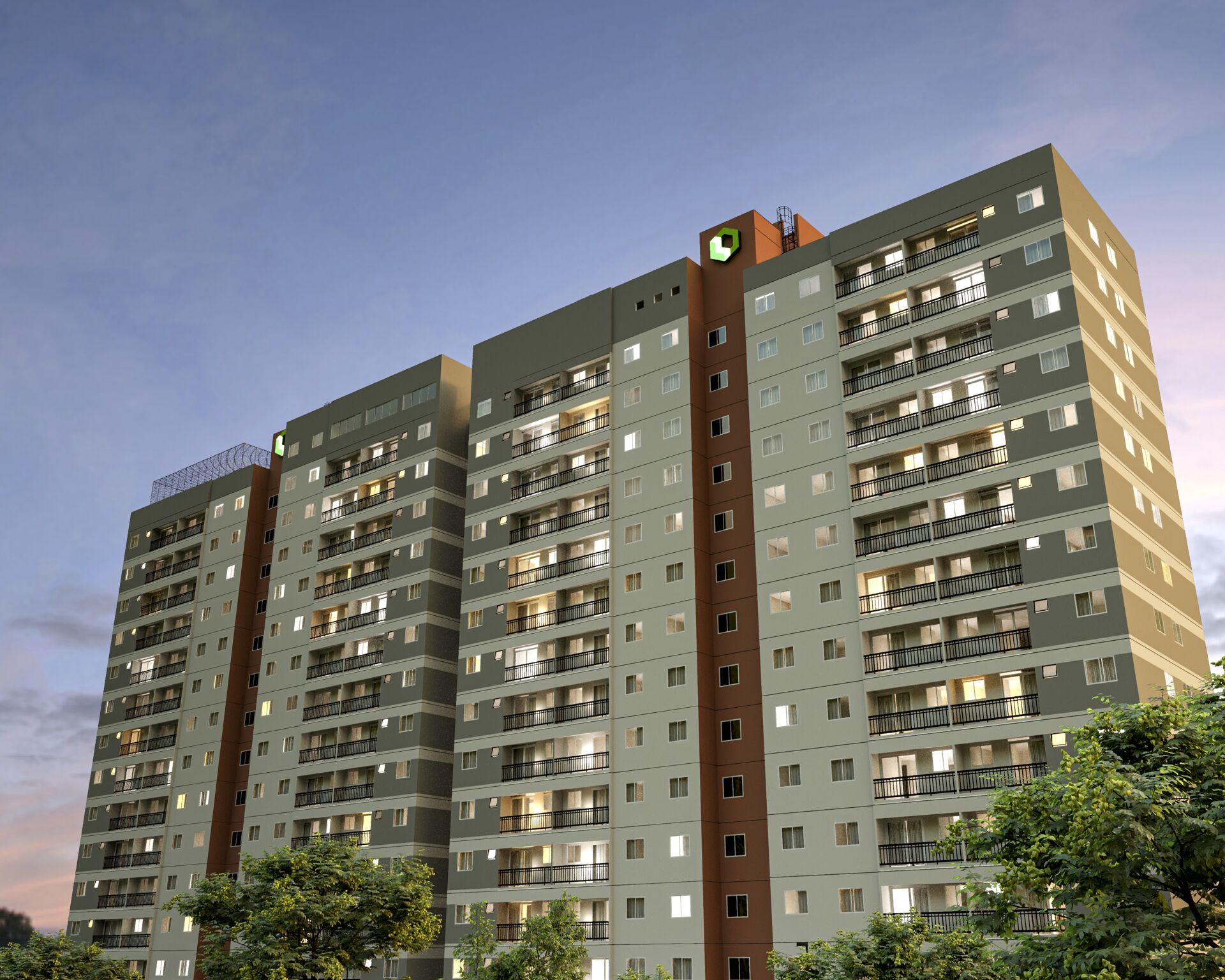 Apartamento, 2 quartos, 43 m² - Foto 2
