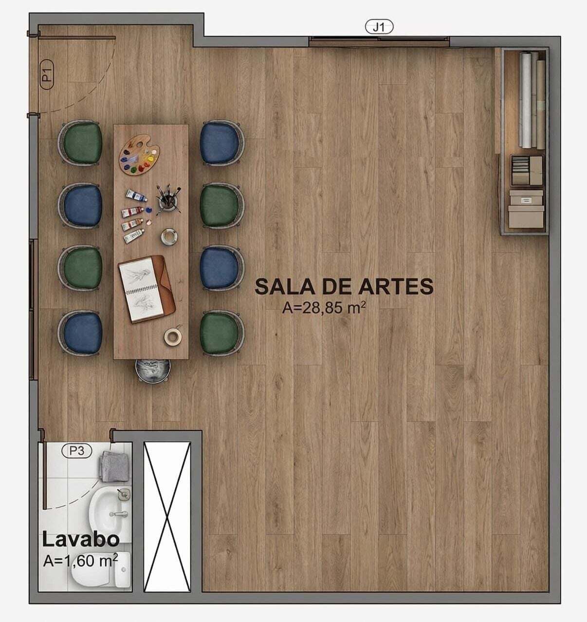 Apartamento, 3 quartos, 61 m² - Foto 14