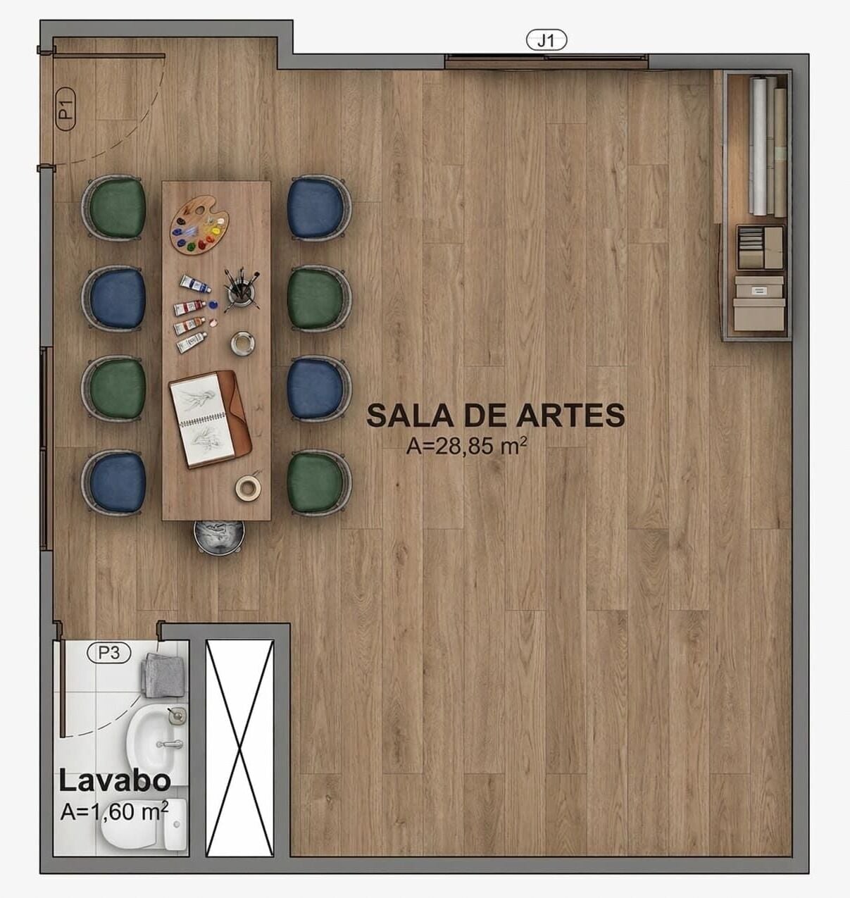 Apartamento, 3 quartos, 61 m² - Foto 32