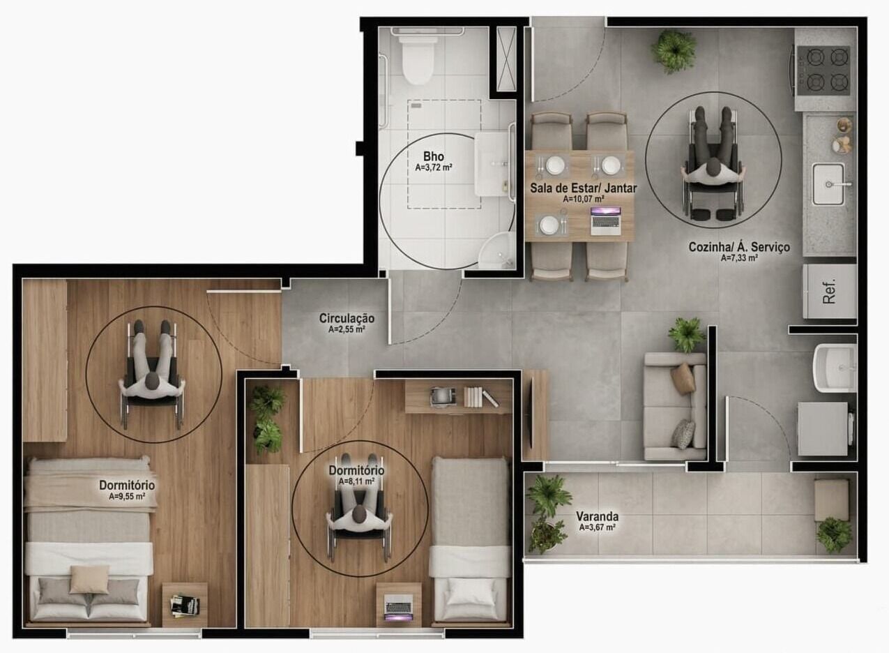 Apartamento, 2 quartos, 49 m² - Foto 37