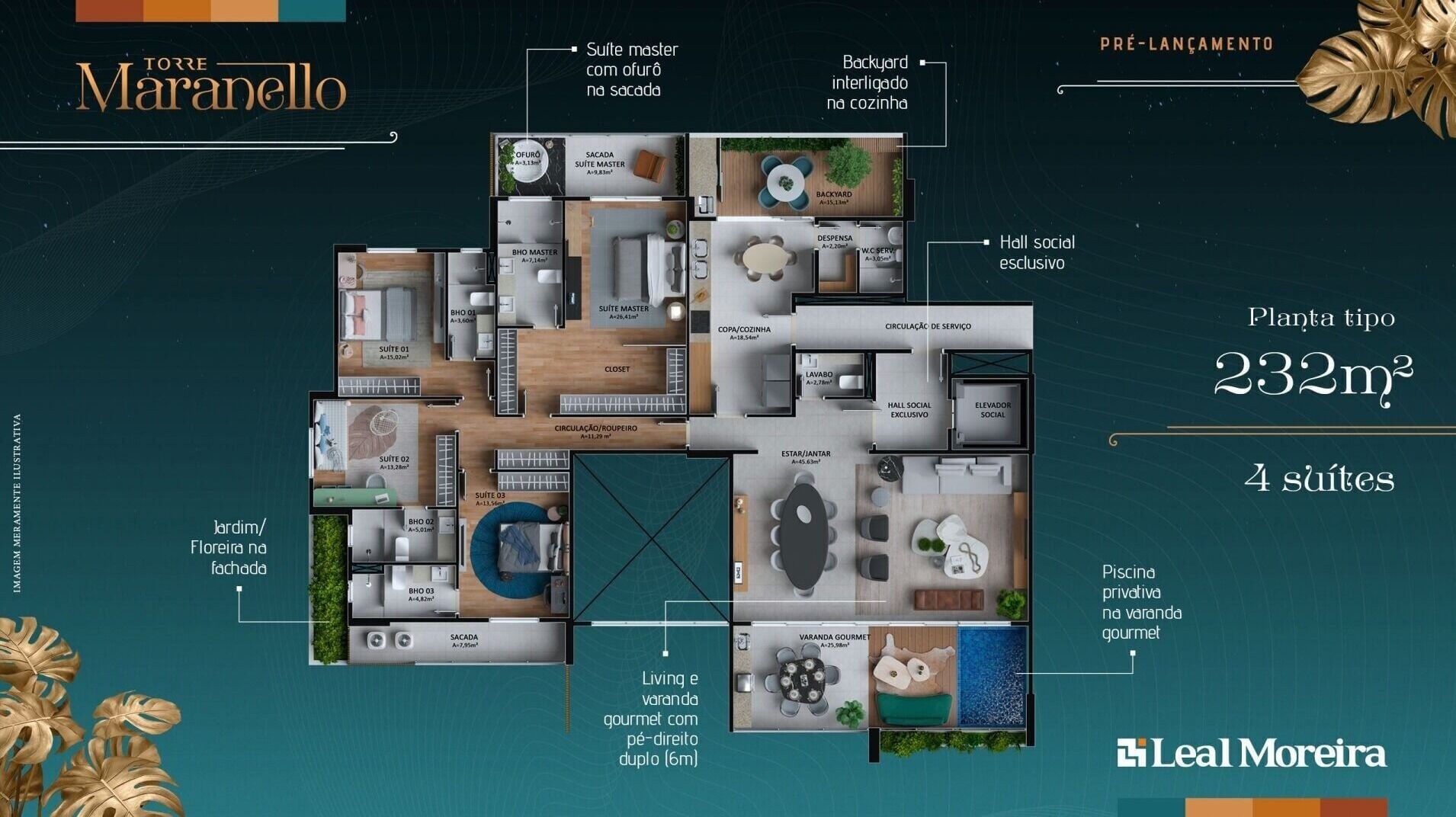 Apartamento, 4 quartos, 232 m² - Foto 24