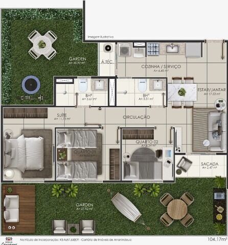 Apartamento, 2 quartos, 50 m² - Foto 6