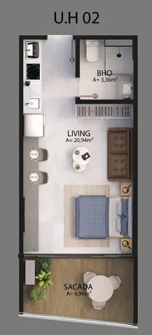 Apartamento, 2 quartos, 90 m² - Foto 14