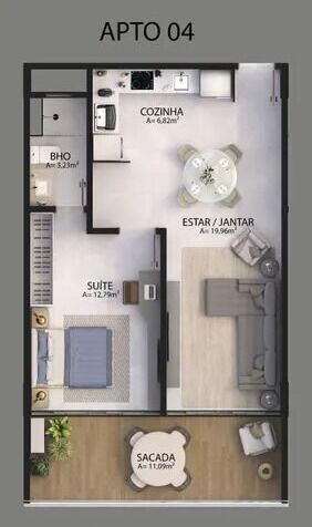 Apartamento, 2 quartos, 90 m² - Foto 16