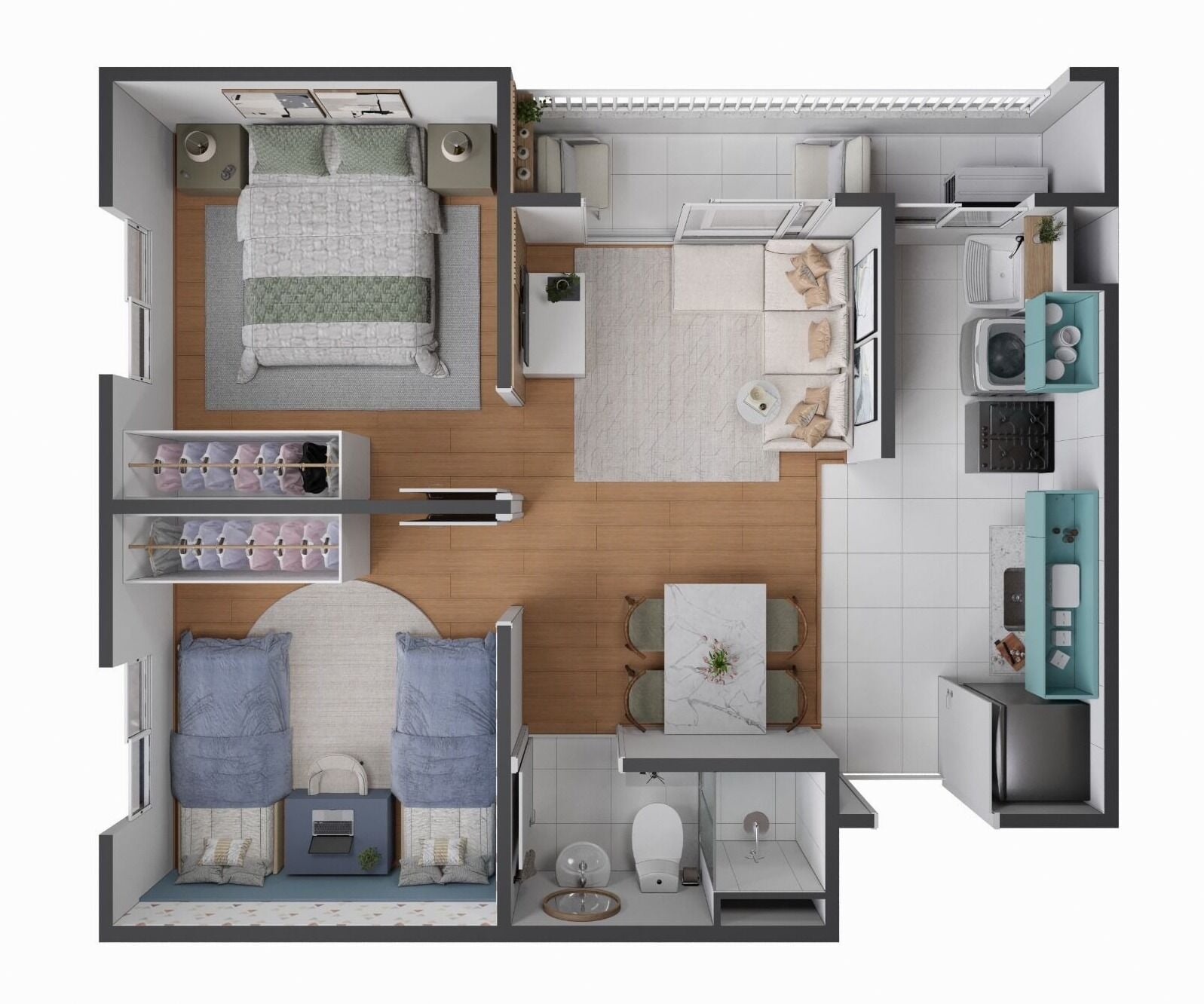 Apartamento, 2 quartos, 43 m² - Foto 12