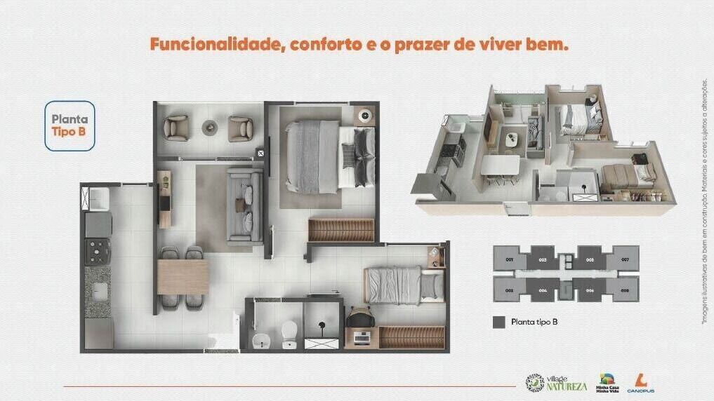 Apartamento, 2 quartos, 43 m² - Foto 24