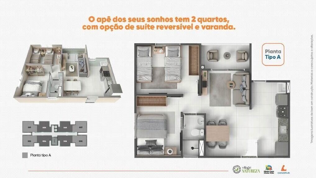 Apartamento, 2 quartos, 43 m² - Foto 20