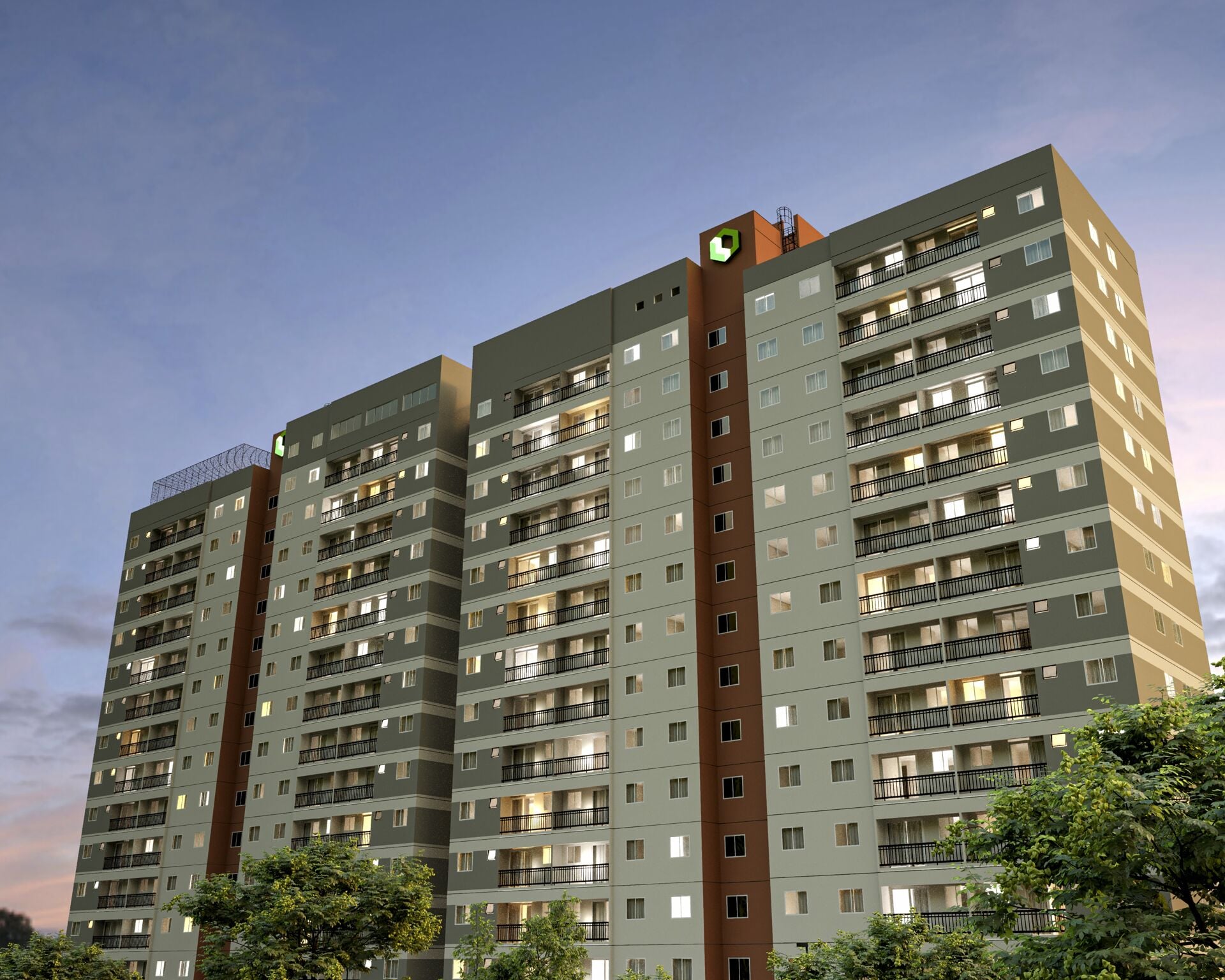 Apartamento, 2 quartos, 43 m² - Foto 2