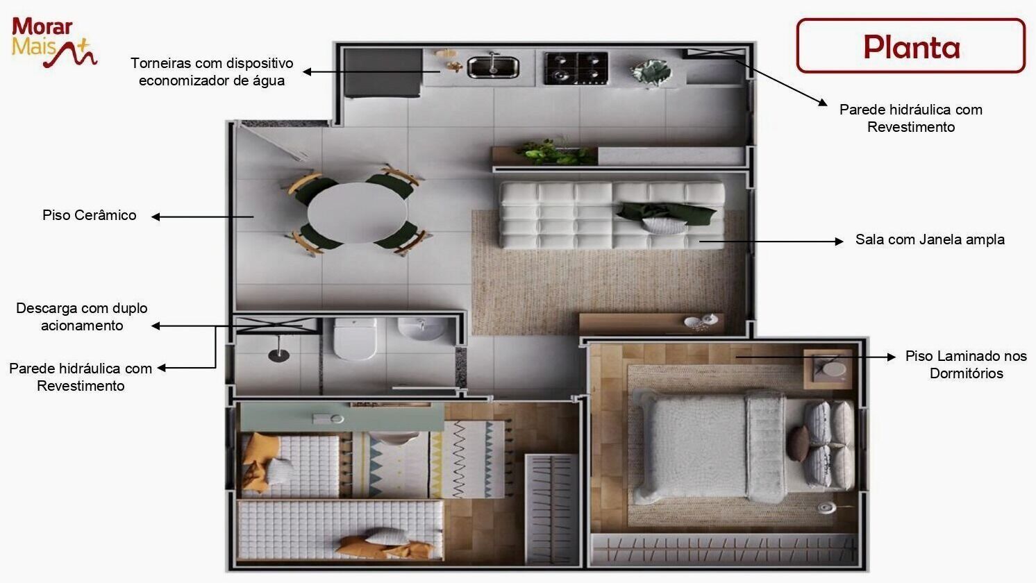 Casa, 2 quartos, 42 m² - Foto 29