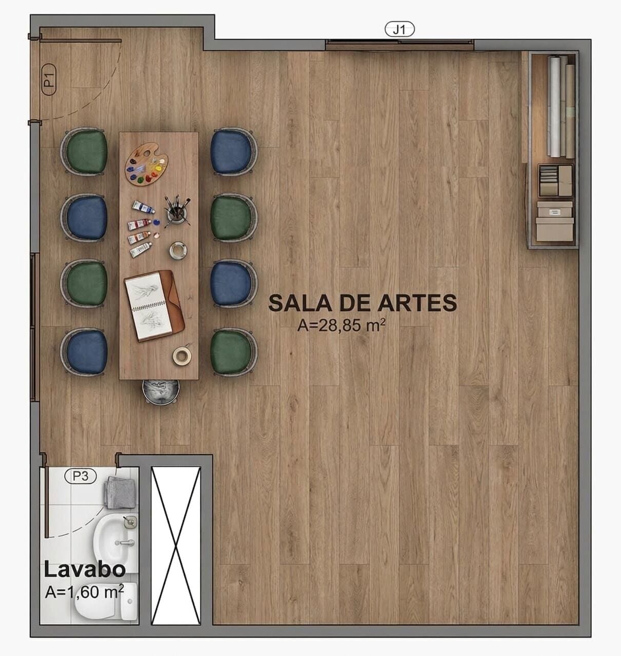 Apartamento, 3 quartos, 61 m² - Foto 32