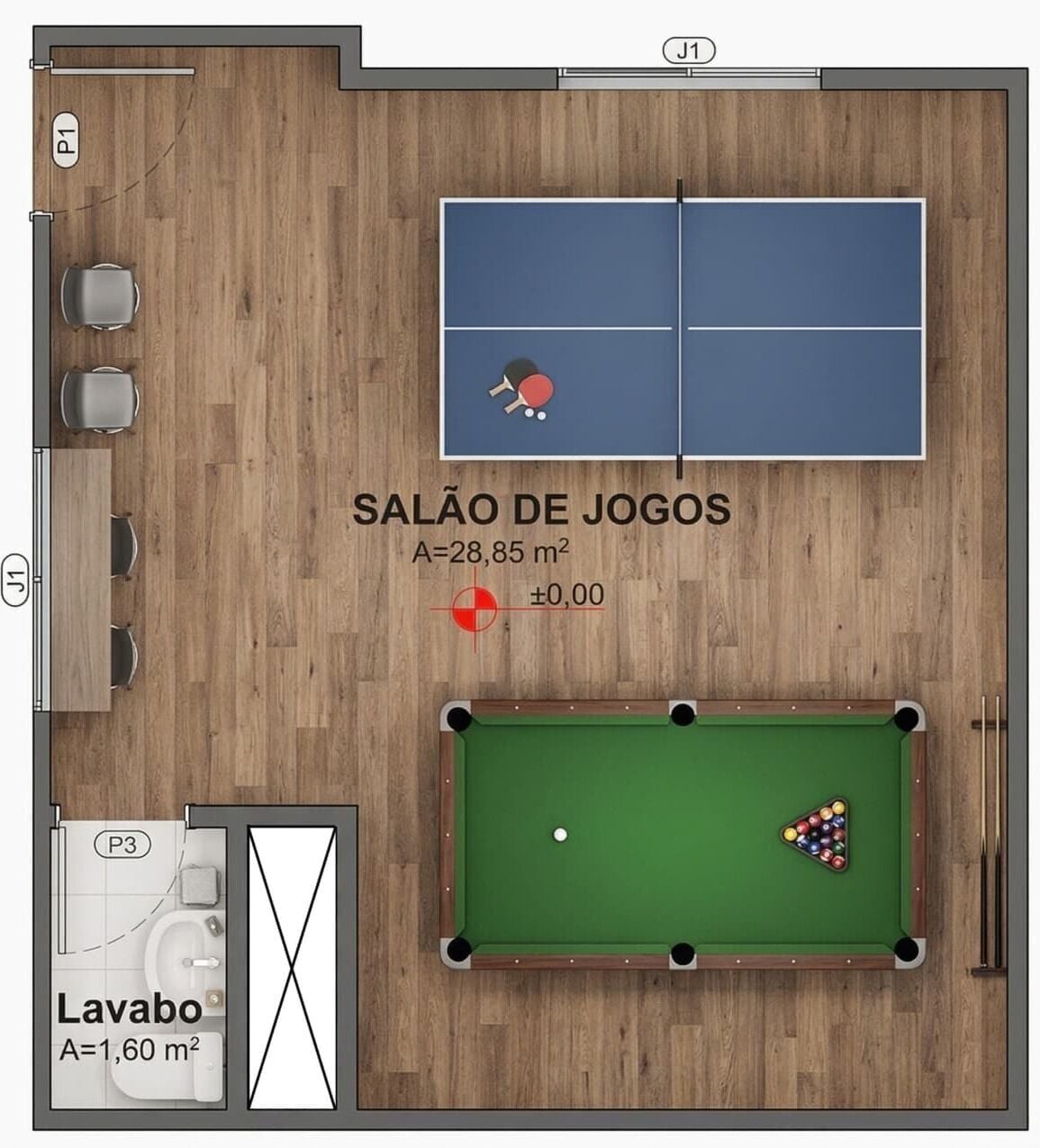 Apartamento, 3 quartos, 61 m² - Foto 28