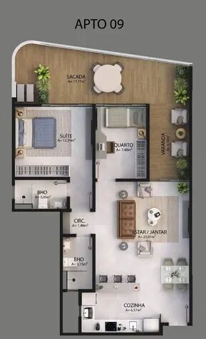 Apartamento, 2 quartos, 90 m² - Foto 24