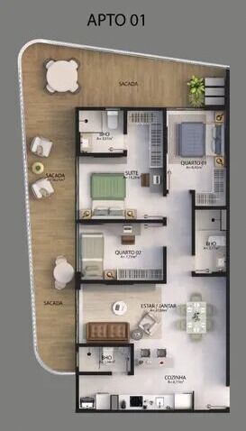 Apartamento, 2 quartos, 90 m² - Foto 26