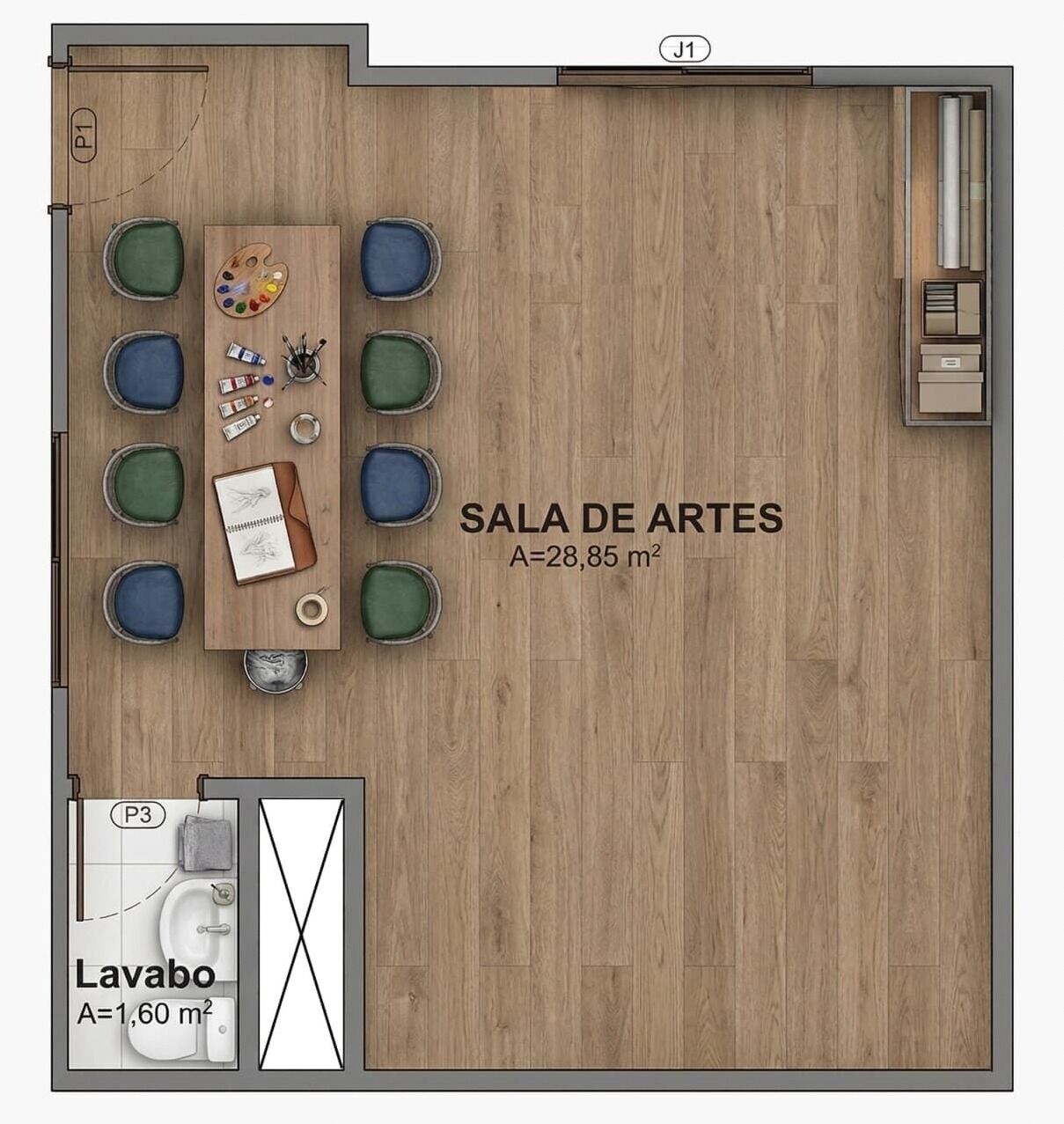 Apartamento, 3 quartos, 61 m² - Foto 23