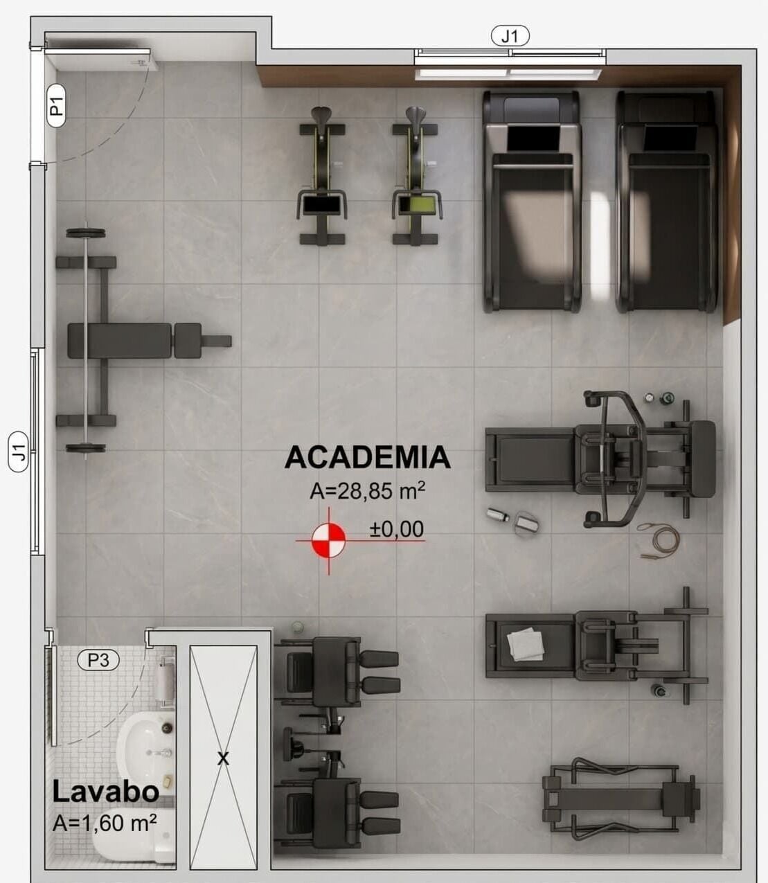 Apartamento, 3 quartos, 61 m² - Foto 11