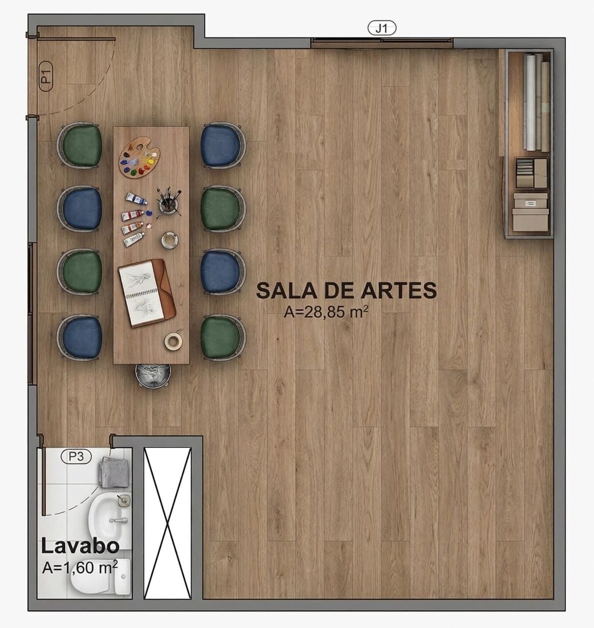 Apartamento, 3 quartos, 61 m² - Foto 27