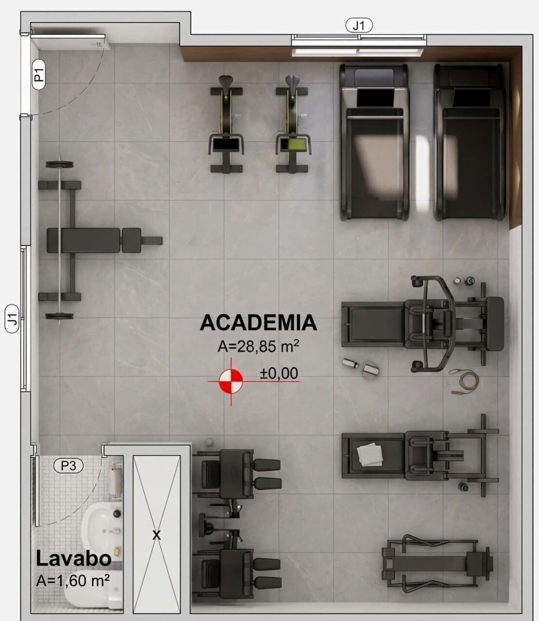 Apartamento, 3 quartos, 61 m² - Foto 12