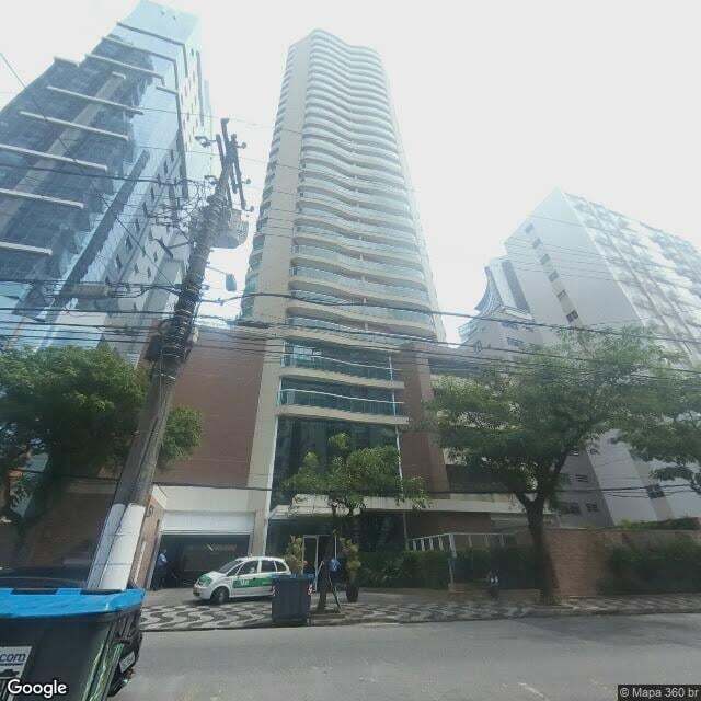 Imagem estática do "Street View" da localização