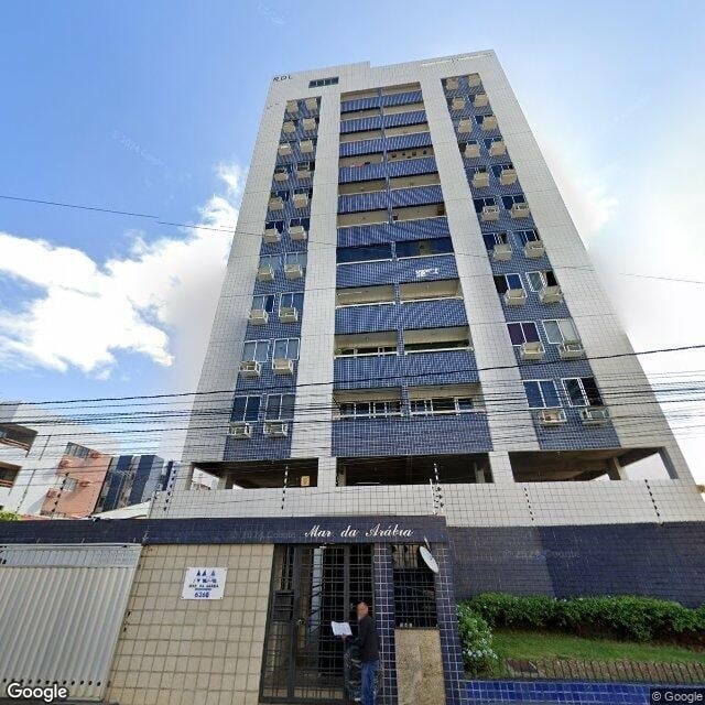 Imagem estática do "Street View" da localização