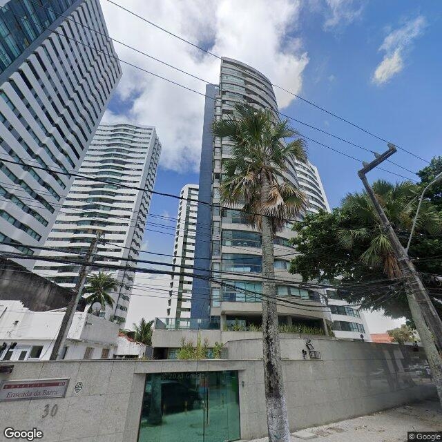 Imagem estática do "Street View" da localização