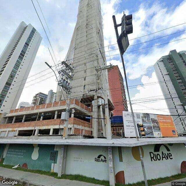 Imagem estática do "Street View" da localização