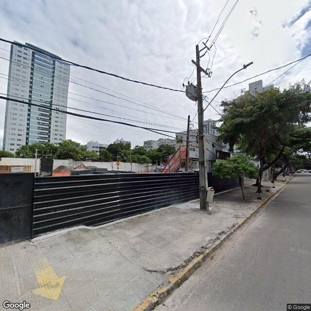 Imagem estática do "Street View" da localização