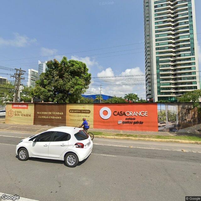Imagem estática do "Street View" da localização