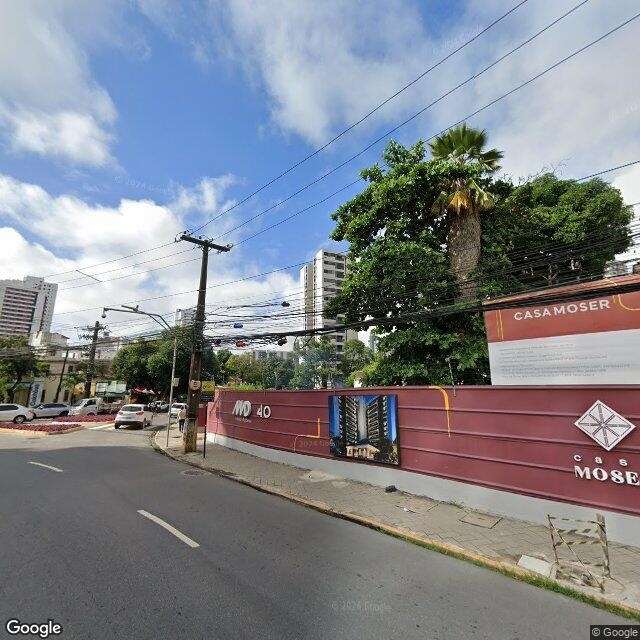 Imagem estática do "Street View" da localização