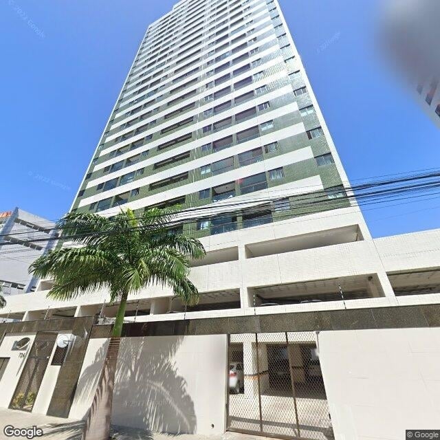 Imagem estática do "Street View" da localização