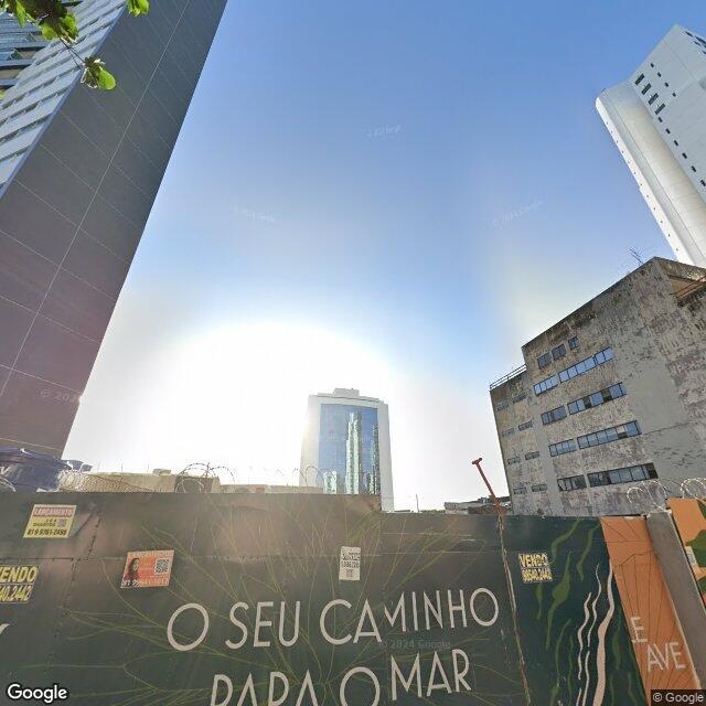 Imagem estática do "Street View" da localização