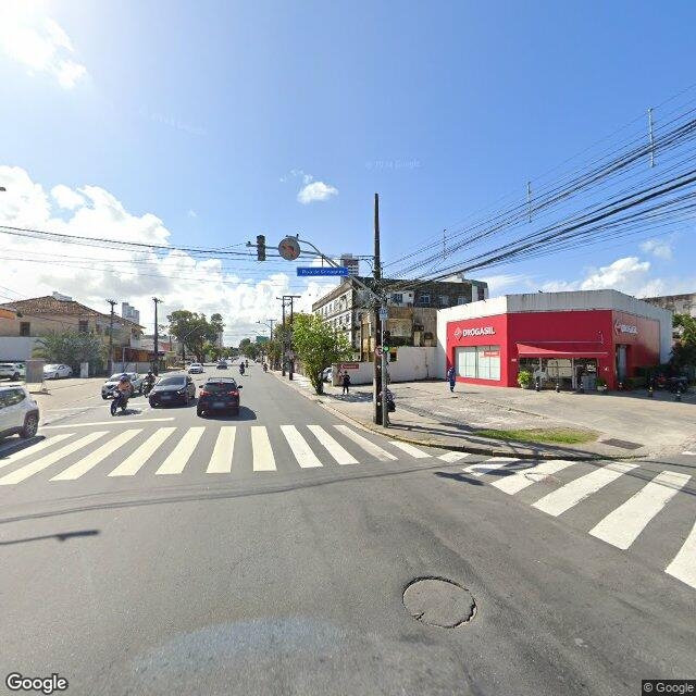 Imagem estática do "Street View" da localização