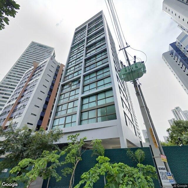 Imagem estática do "Street View" da localização