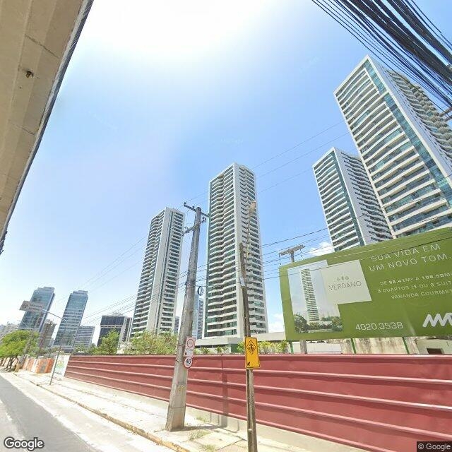 Imagem estática do "Street View" da localização