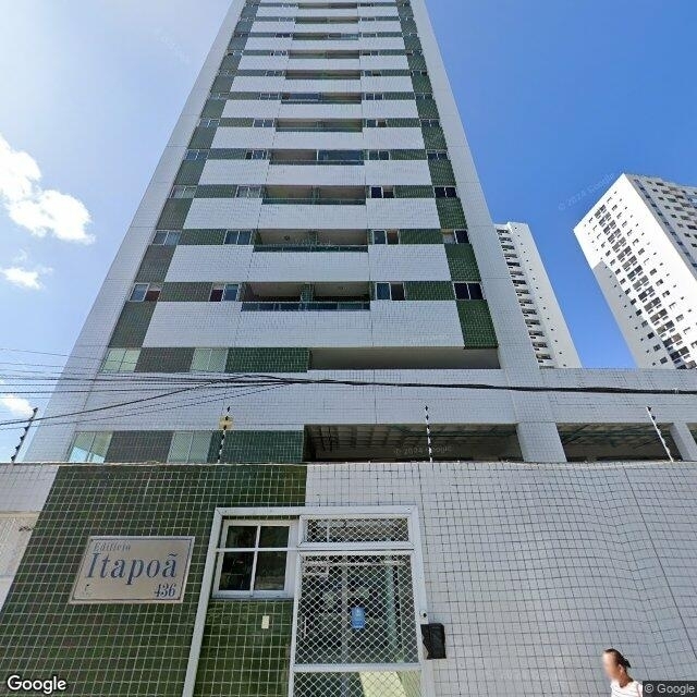 Imagem estática do "Street View" da localização