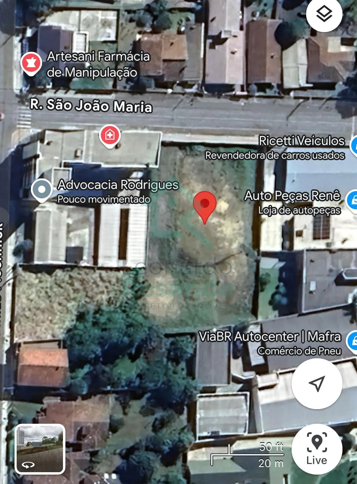 Terreno à venda em Centro II Alto de Mafra, Mafra - SC