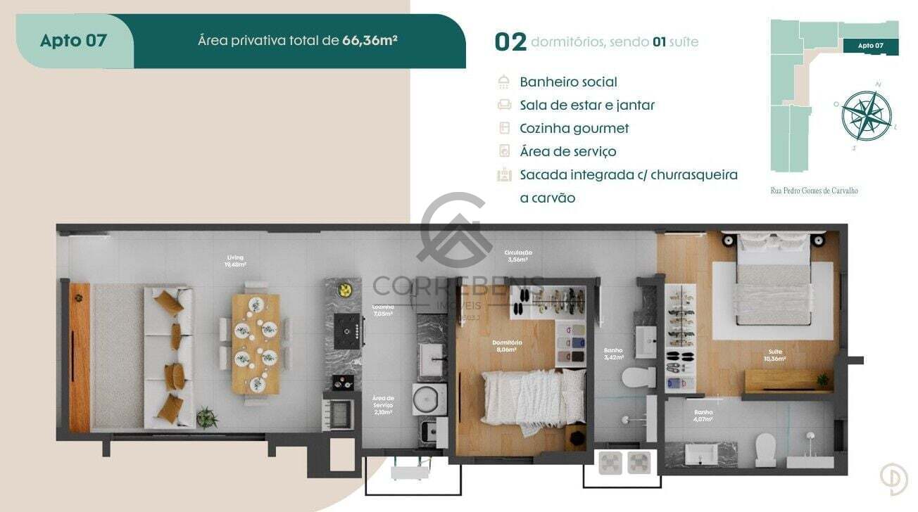 Apartamento, 2 quartos, 71 m² - Foto 26