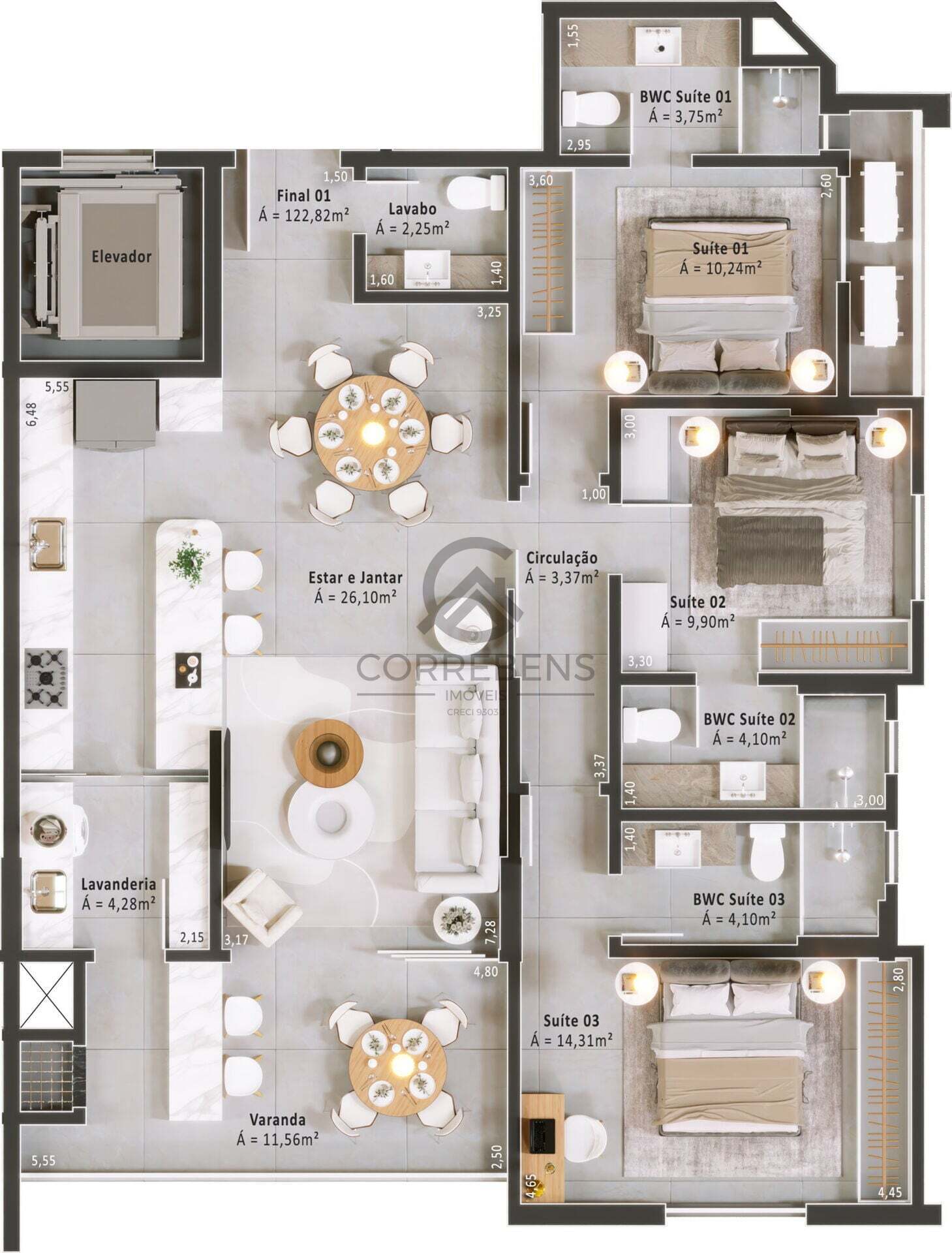 Apartamento, 2 quartos, 74 m² - Foto 17