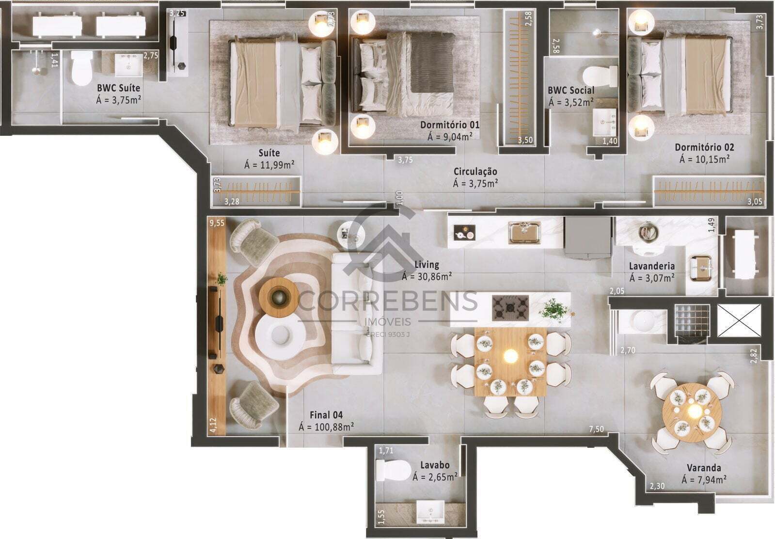 Apartamento, 2 quartos, 74 m² - Foto 20