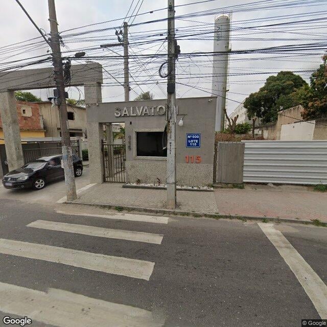 Imagem estática do "Street View" da localização