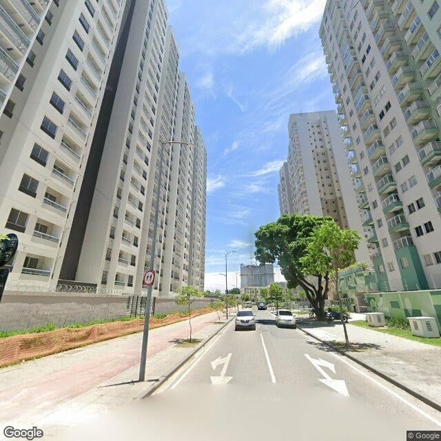 Imagem estática do "Street View" da localização
