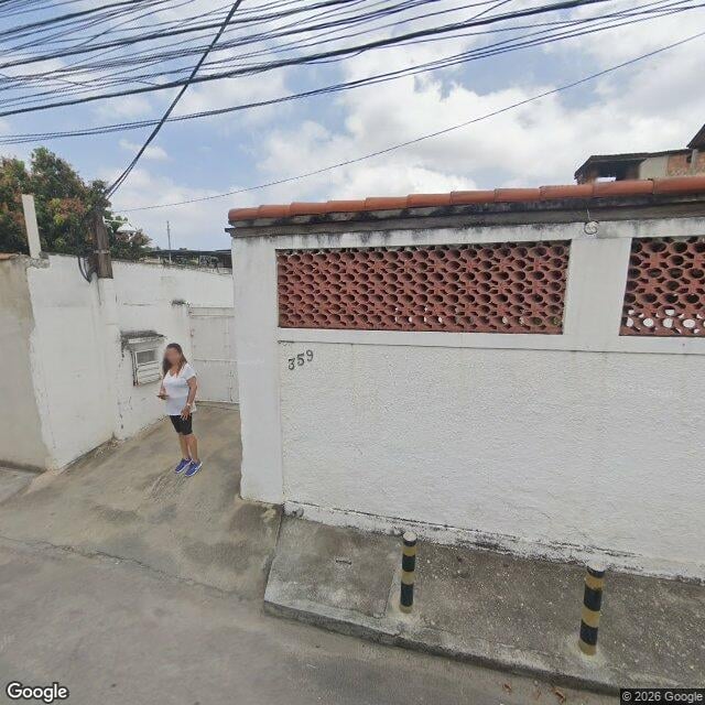 Imagem estática do "Street View" da localização