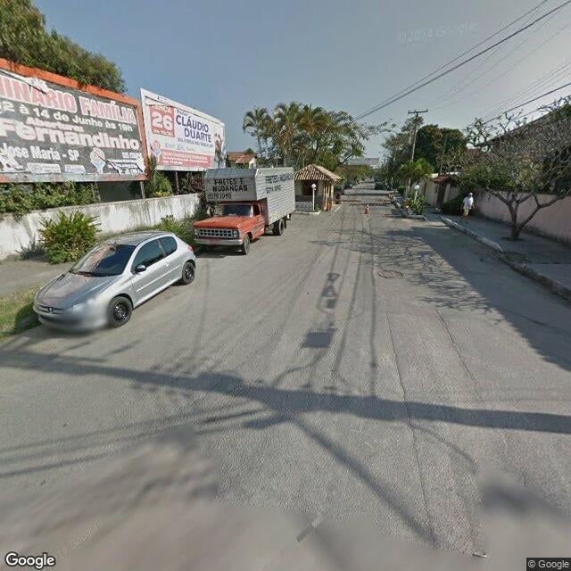 Imagem estática do "Street View" da localização