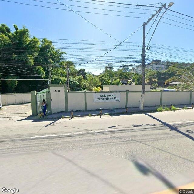 Imagem estática do "Street View" da localização