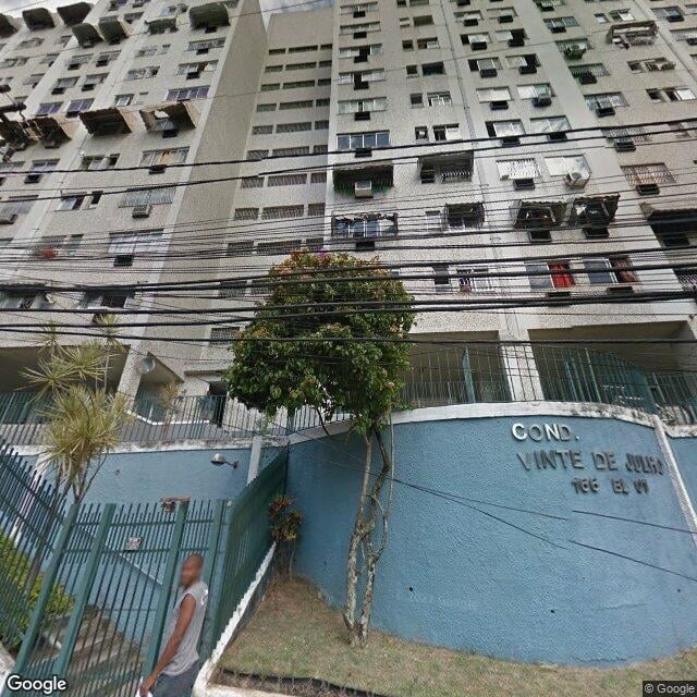 Imagem estática do "Street View" da localização