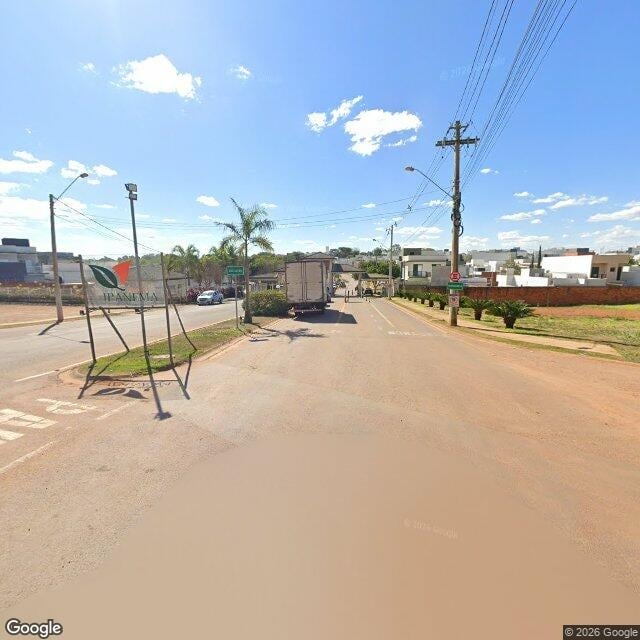 Imagem estática do "Street View" da localização