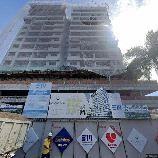 Imagem estática do "Street View" da localização