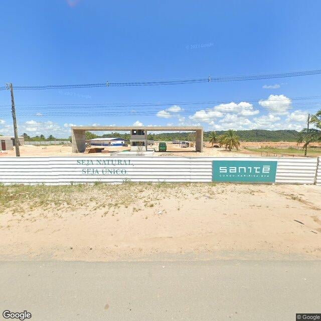 Imagem estática do "Street View" da localização